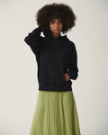 Ima Logo Hood Sweatshirt - Black - Moss Copenhagen - Gensere - VILLOID.no