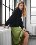 Ima Logo Hood Sweatshirt - Black - Moss Copenhagen - Gensere - VILLOID.no