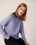 Maimee Mohair O Pullover - Thistle Down