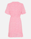 Elanina Rikklie Wrap Dress Aop - White Flowers