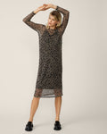 Firina Illenora Dress Aop - Cement Leo