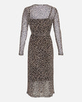 Firina Illenora Dress Aop - Cement Leo