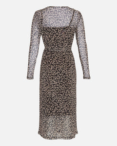 Firina Illenora Dress Aop - Cement Leo