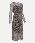 Firina Illenora Dress Aop - Cement Leo