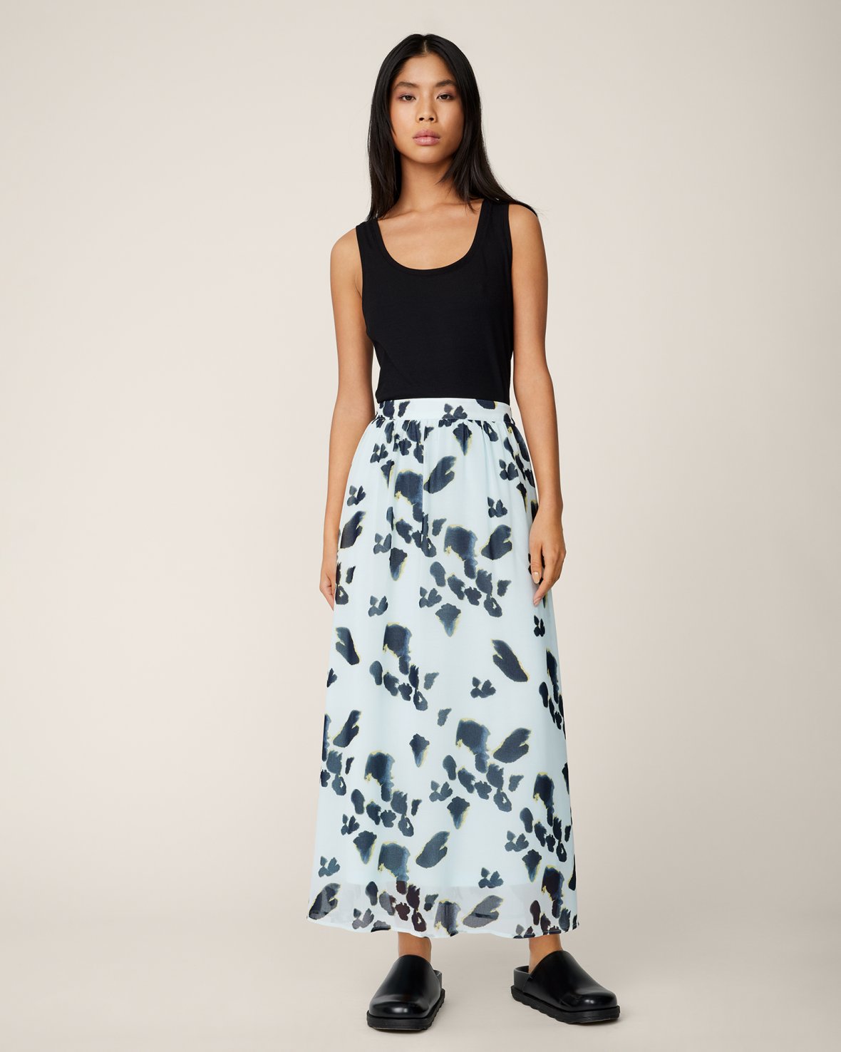 Gabriana Kabrina Skirt Aop - Sky Captain Leo