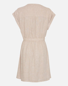 Karima Ginia Ss Shirt Dress - Sand