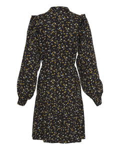 Bellaris Jalina Shirt Dress Aop - Black Flowers