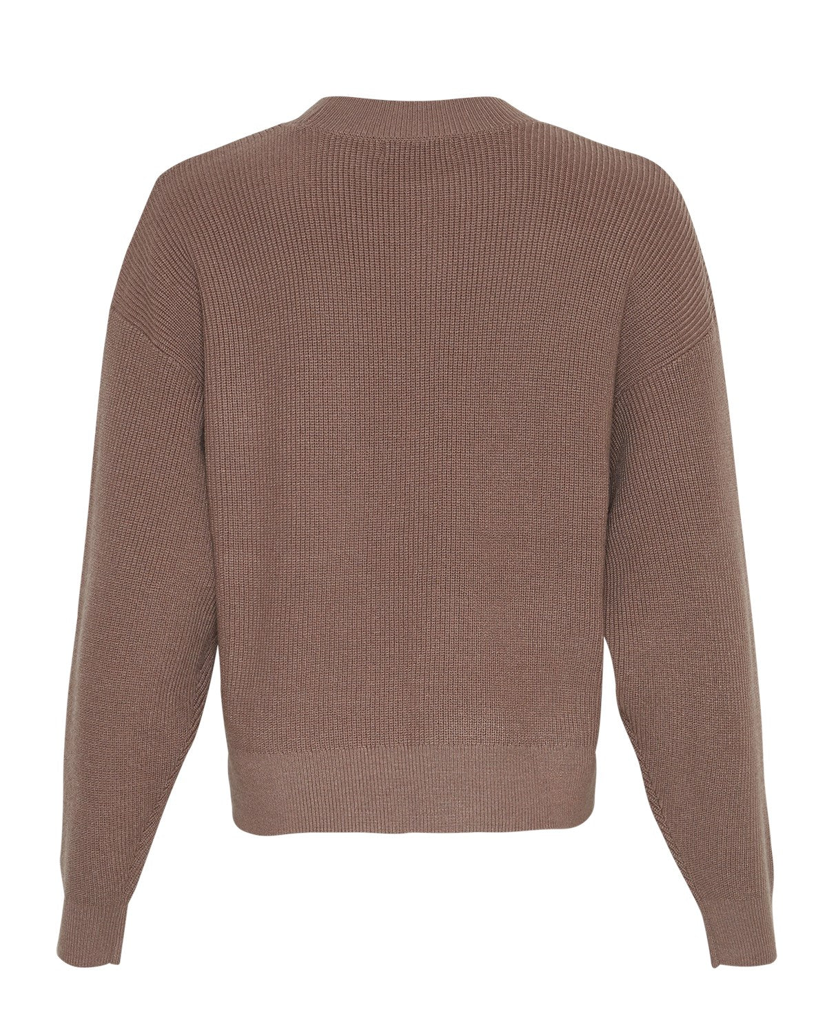 Idarose Jilli O Neck Pullover - Chocolate Chip