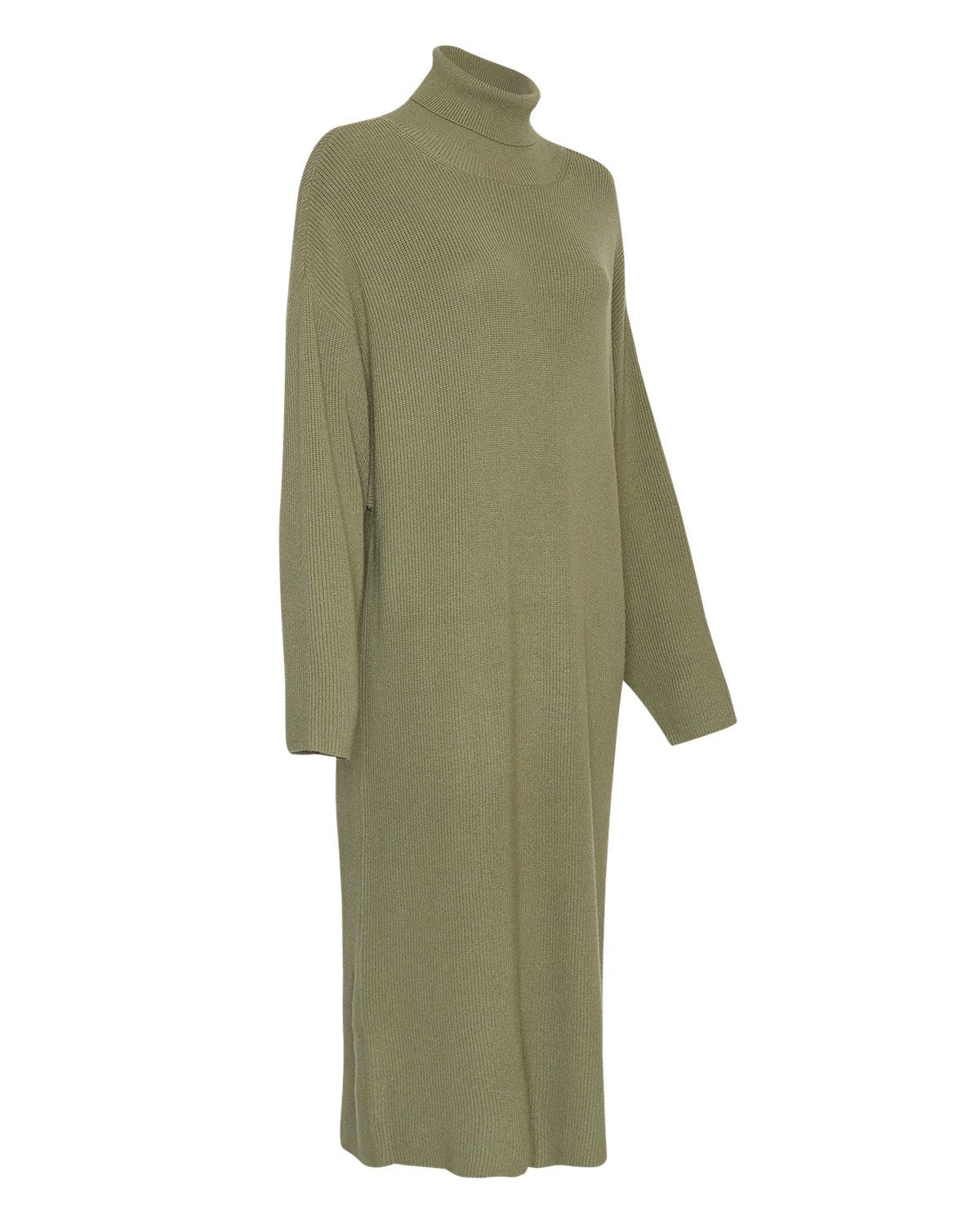 Magnea Rachelle Rib Dress - Olivine