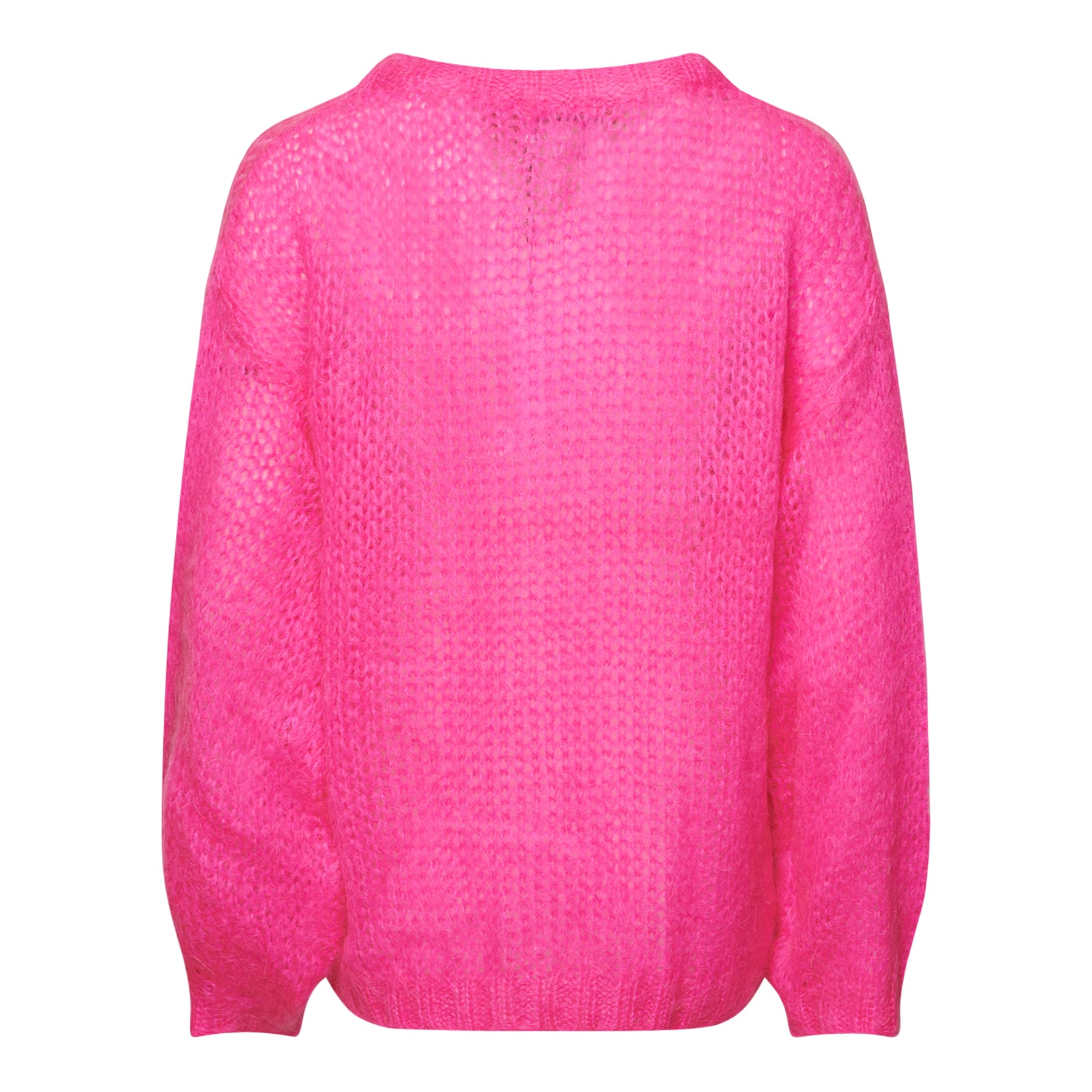 Delta Knit Sweater - Bright Pink
