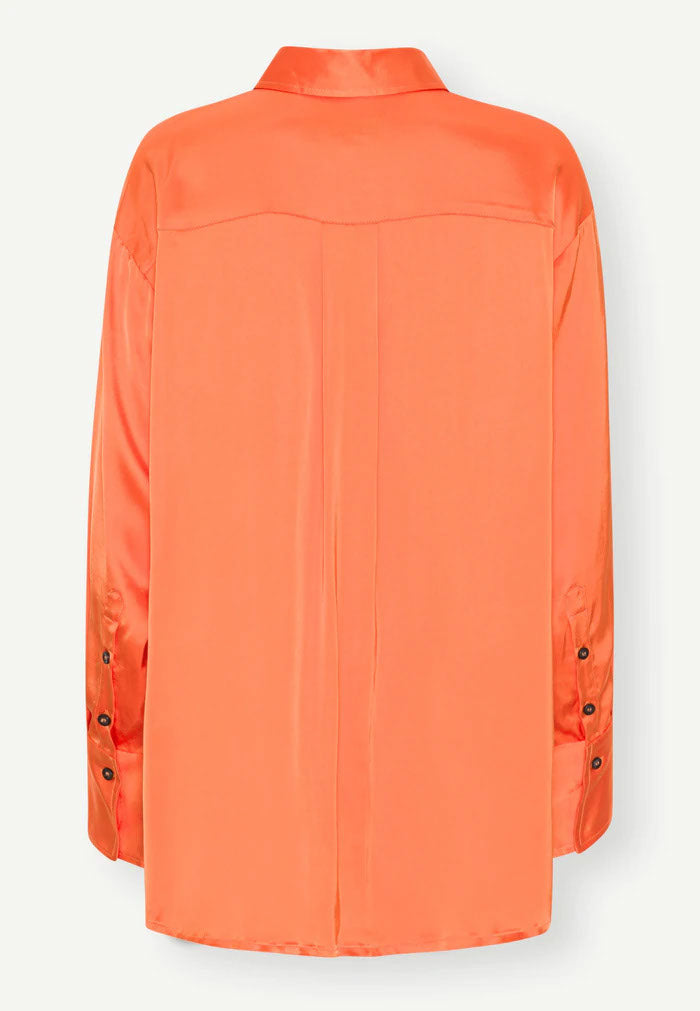 Jenka Shirt - Mandarin Red