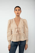 Aurora Blouse - Sand