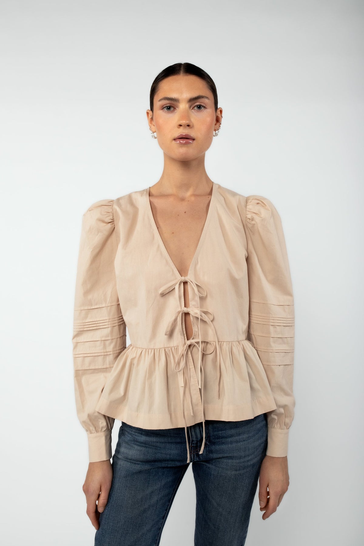 Aurora Blouse - Sand