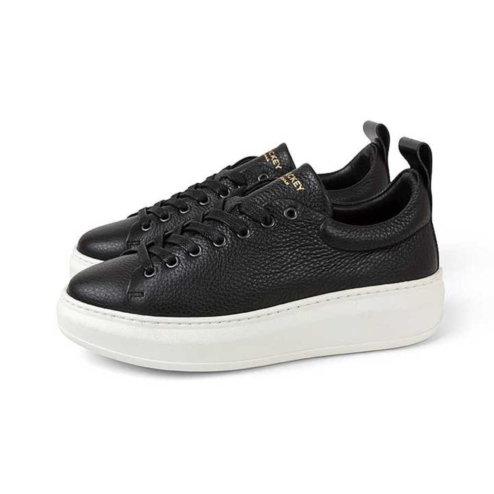 Club Tech - Tumbled Leather - Black - Jim Rickey - Sko - VILLOID.no