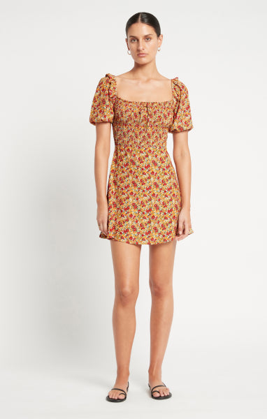 Il Carro Mini Dress - La Gomera Floral Print