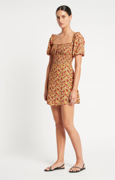 Il Carro Mini Dress - La Gomera Floral Print
