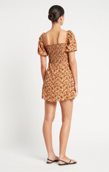 Il Carro Mini Dress - La Gomera Floral Print