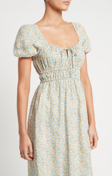 Terina Midi Dress - Sabinosa Floral Print
