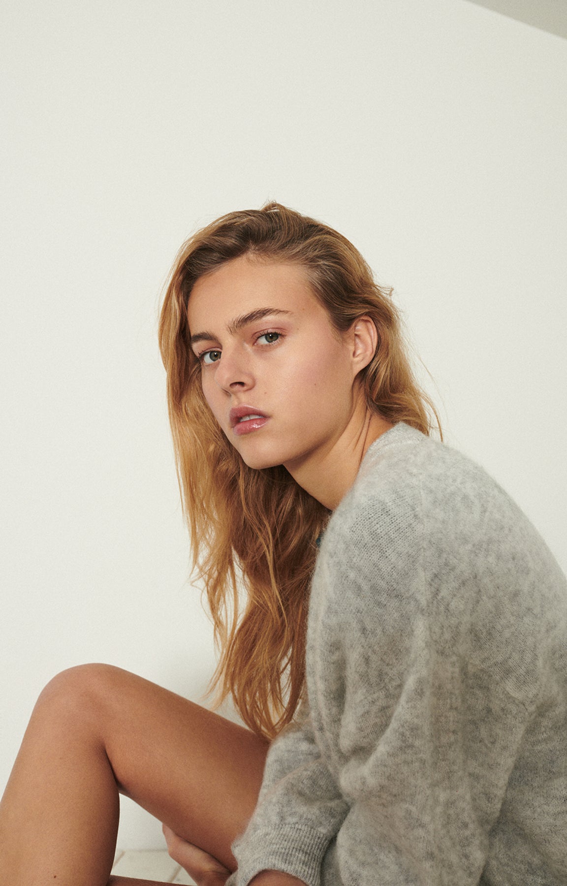 Zabidoo Cardigan - Light Grey Melange