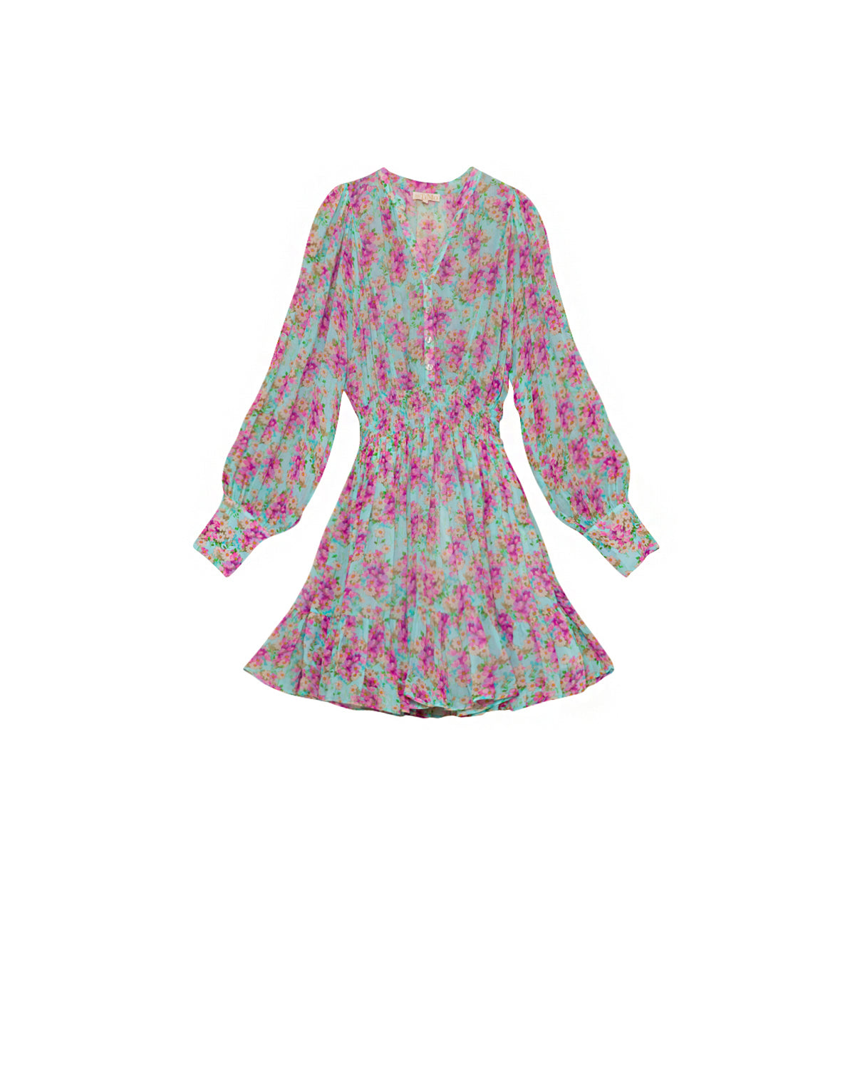 Georgette Mini Dress - Summer Flowers