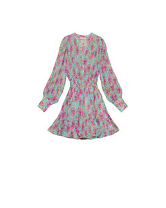 Georgette Mini Dress - Summer Flowers