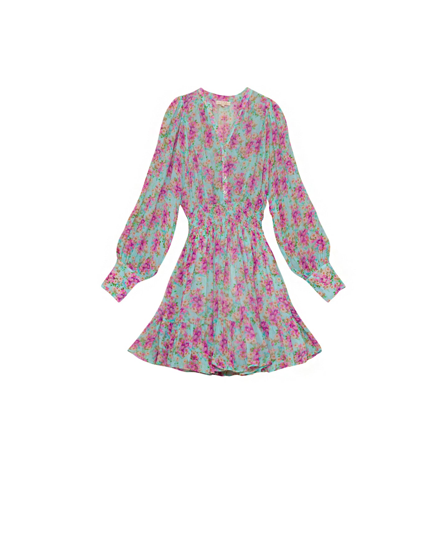 Georgette Mini Dress - Summer Flowers