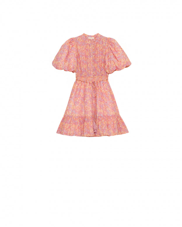 Bohemian Mini Dress - Yellow Poppy