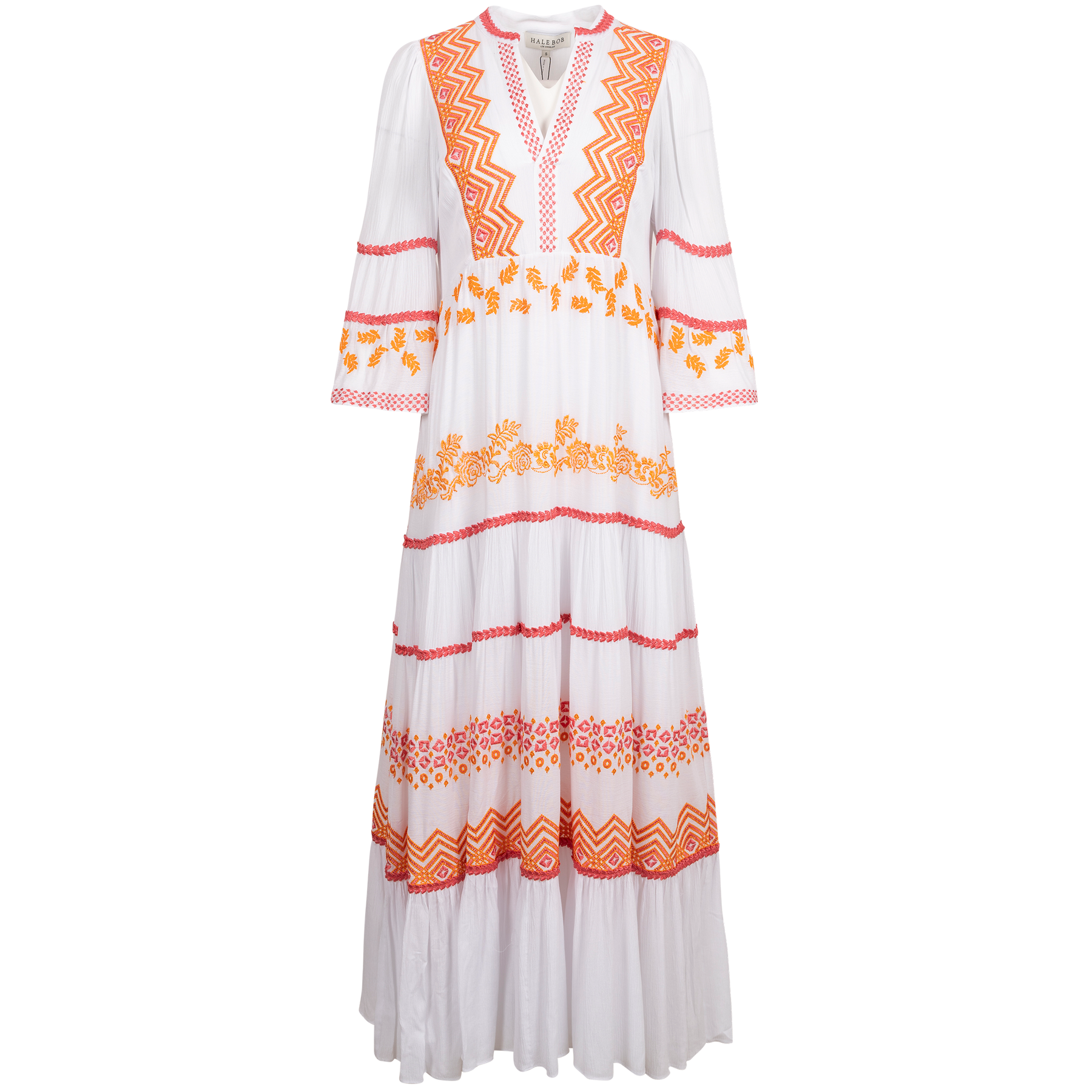 Taliah Long Dress - Coral