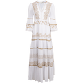 Taliah Long Dress - Gold