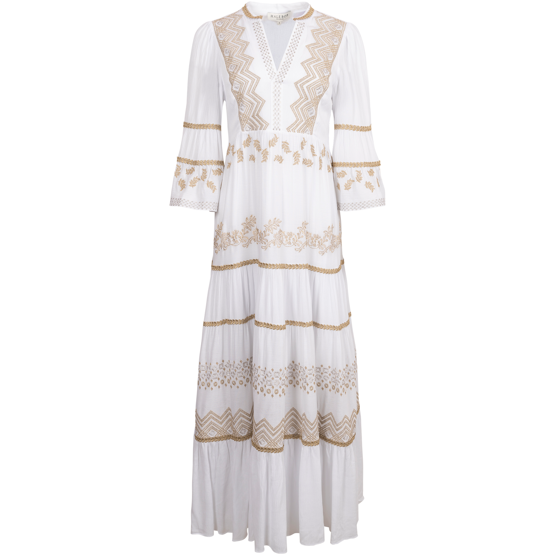 Taliah Long Dress - Gold