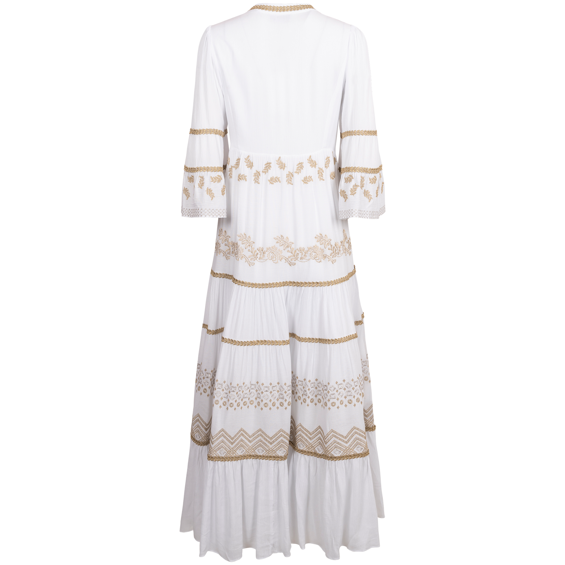 Taliah Long Dress - Gold