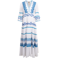 Taliah Long Dress - Blue