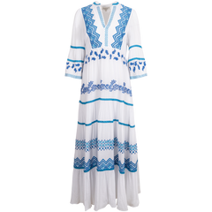 Taliah Long Dress - Blue