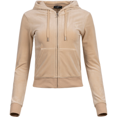 Robertson Classic Velour Zip Hoodie - Brazilian Sand