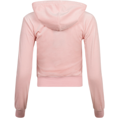 Robertson Classic Velour Zip Hoodie - Almond Blossom