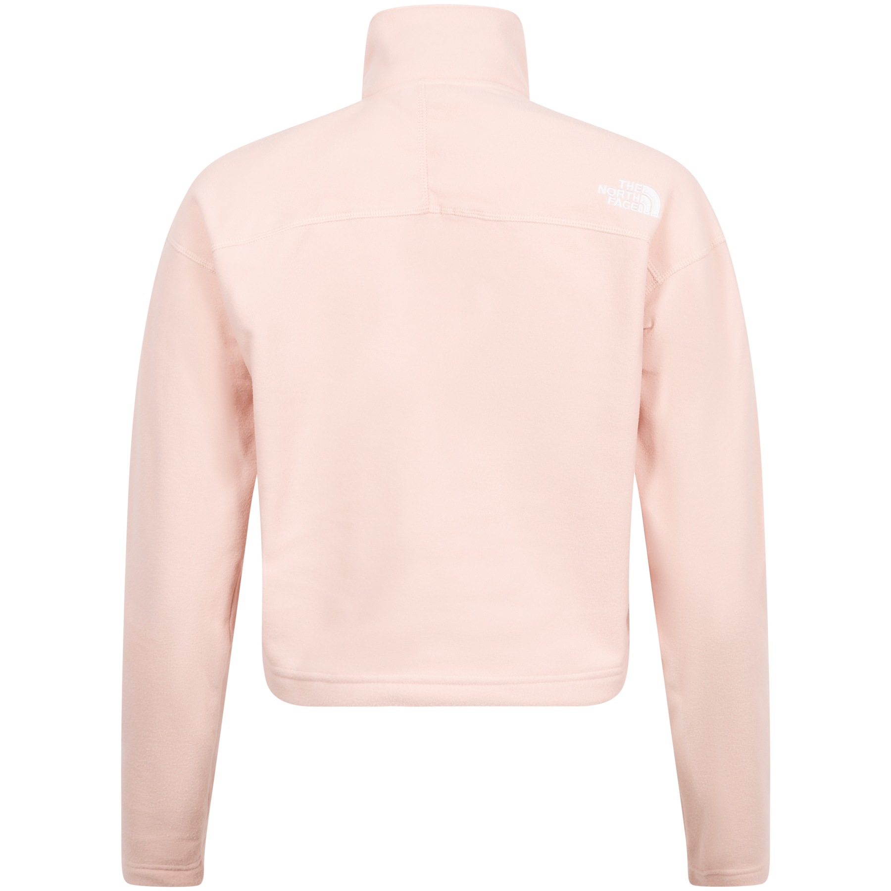 W 100 Glacier Cropped 1/4 Zip - Pink Moss