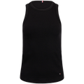 Ribbed Slim Fit Tank Top - Black