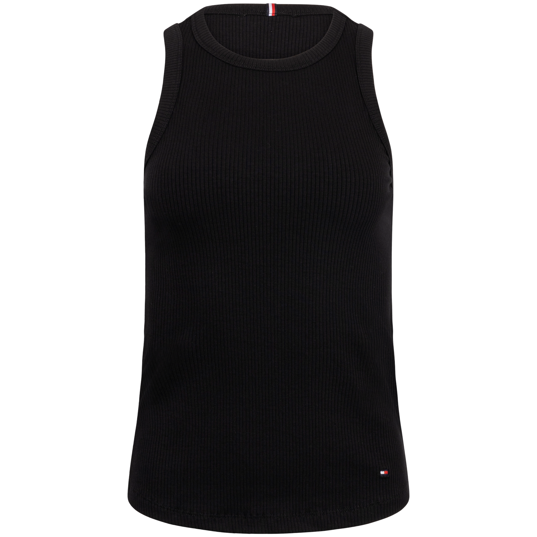 Ribbed Slim Fit Tank Top - Black
