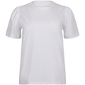 Janine Puff Tee - White
