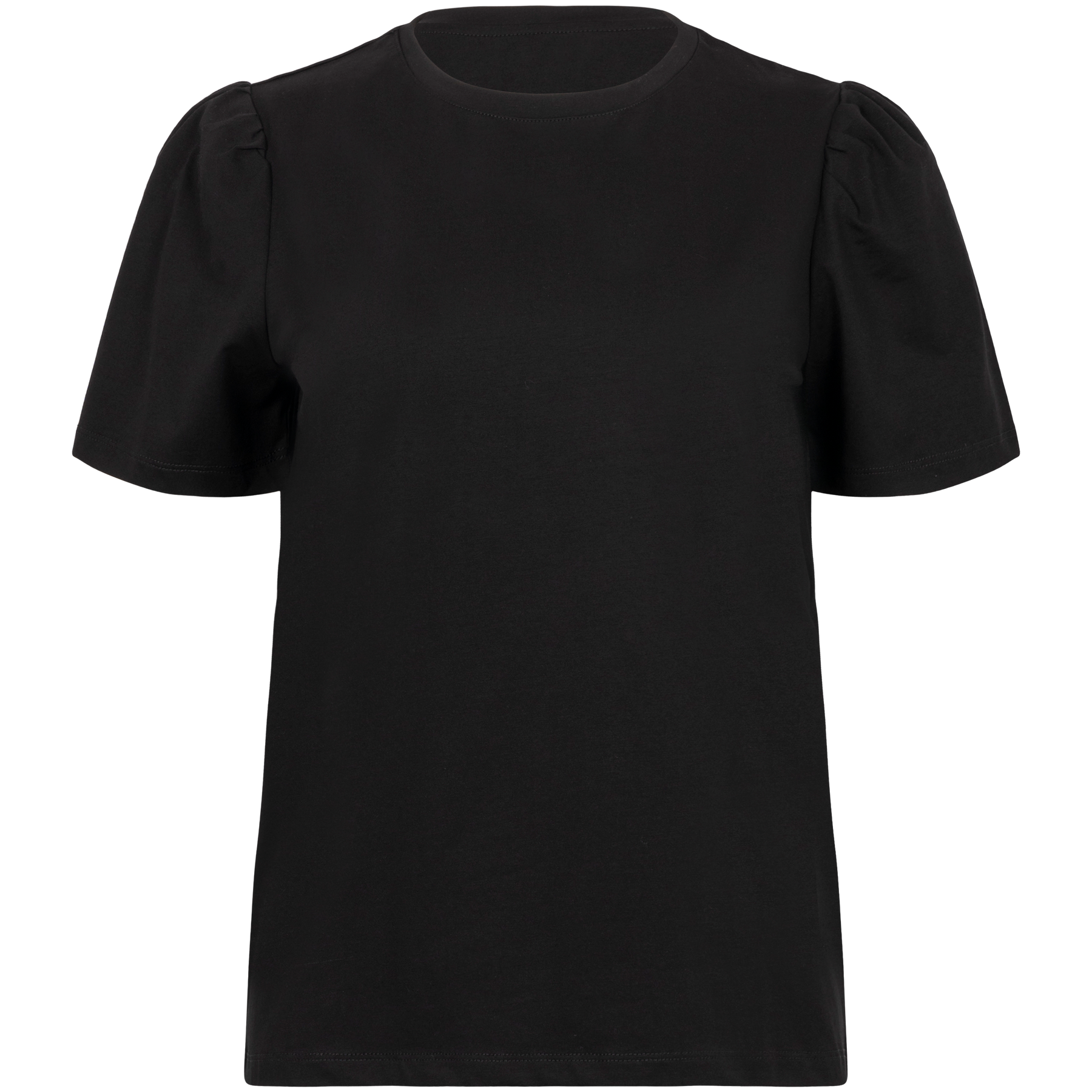 Janine Puff Tee - Black