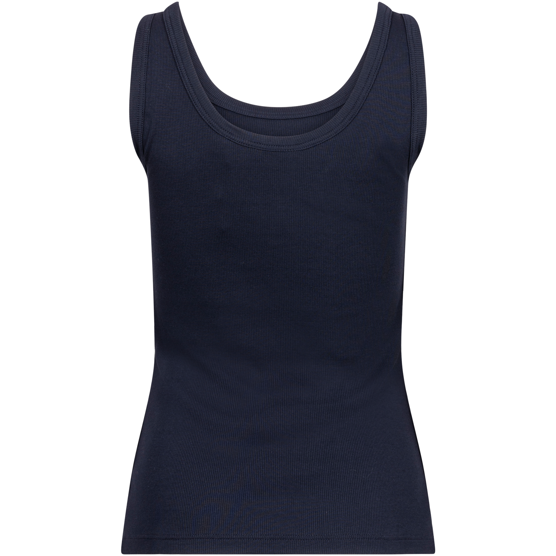 Rib Tank Top - Evening Blue