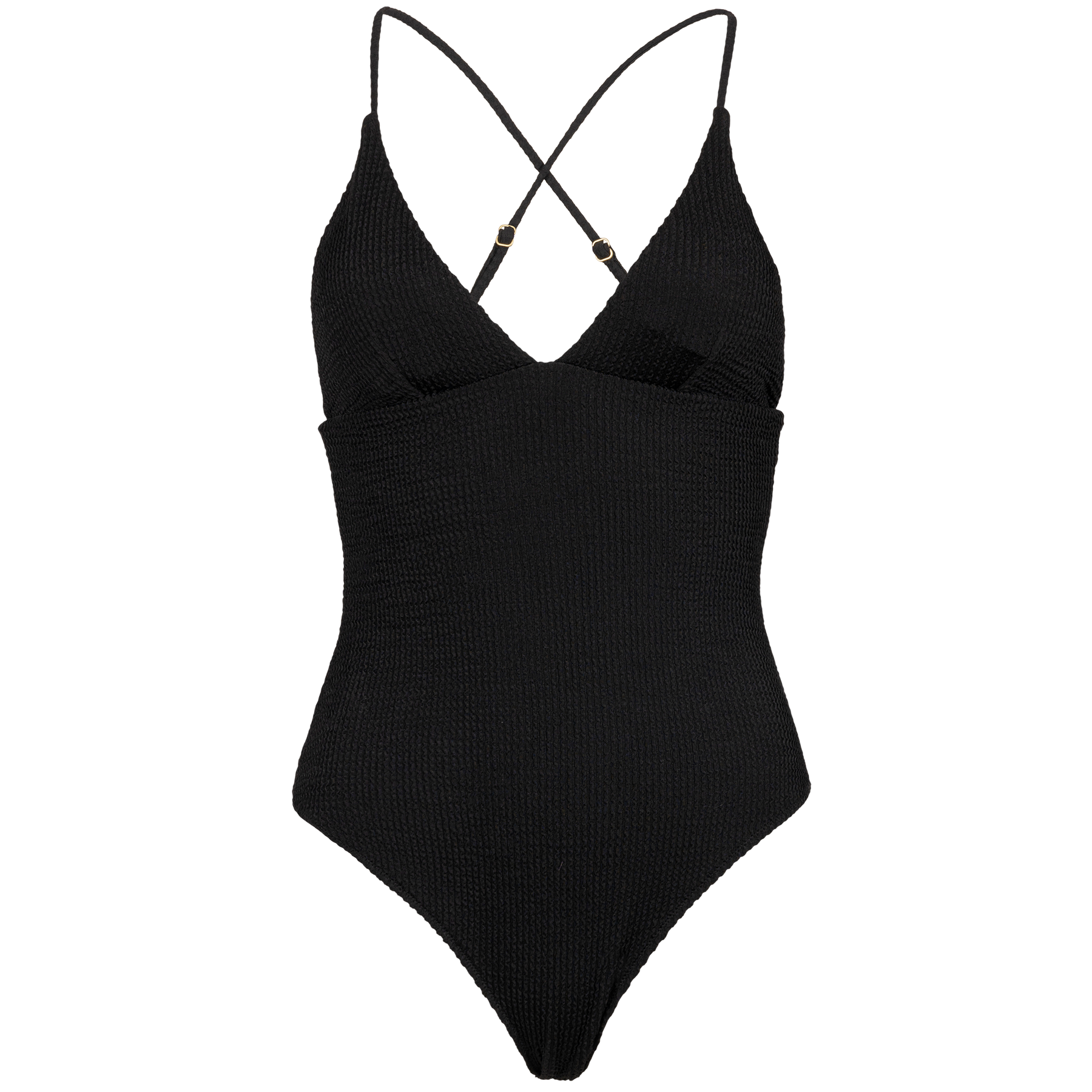 Skin Sand Crepe Swimsuit - Black