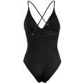 Skin Sand Crepe Swimsuit - Black