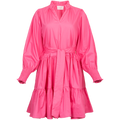 Delphine Poplin Dress - Pink