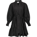 Delphine Poplin Dress - Black