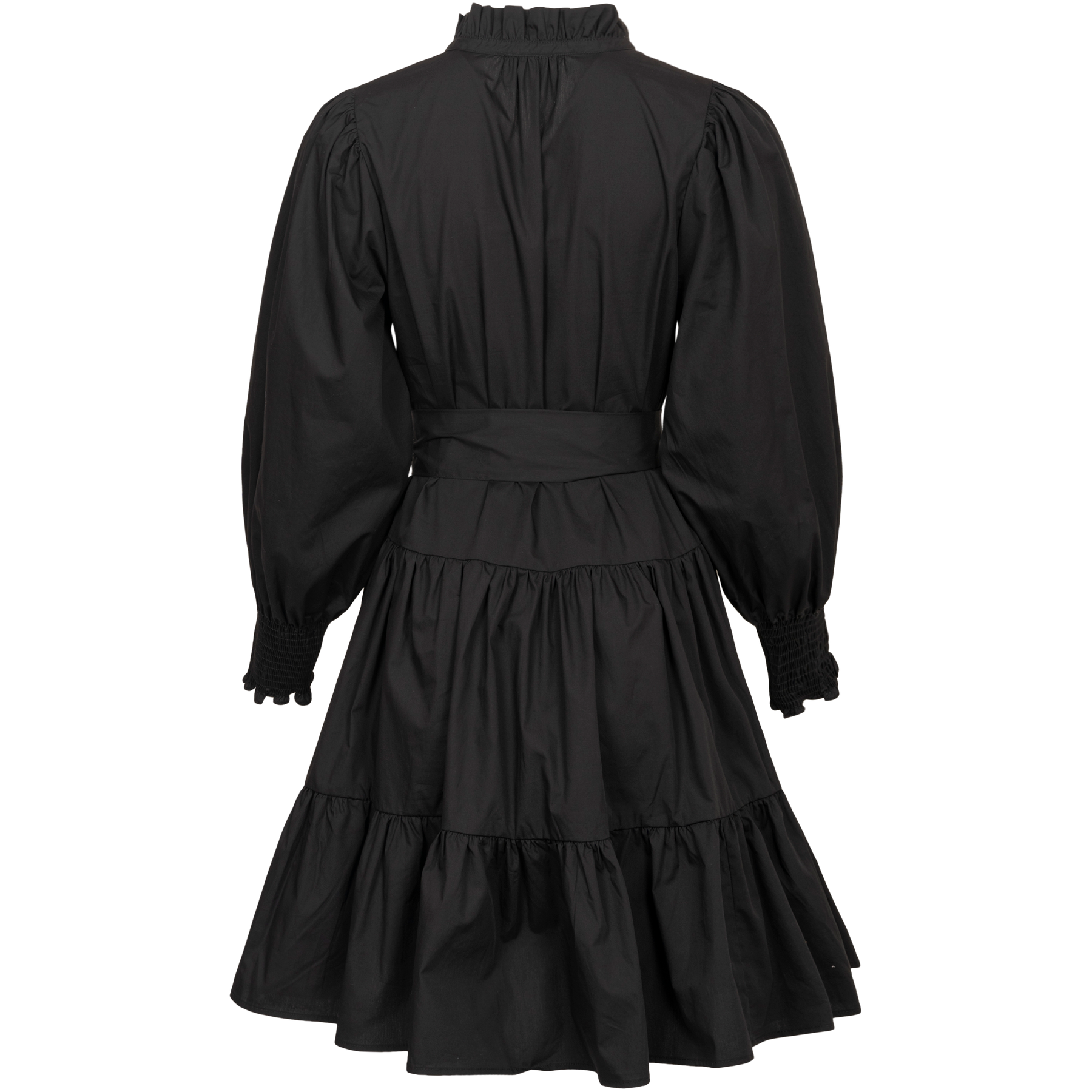 Delphine Poplin Dress - Black