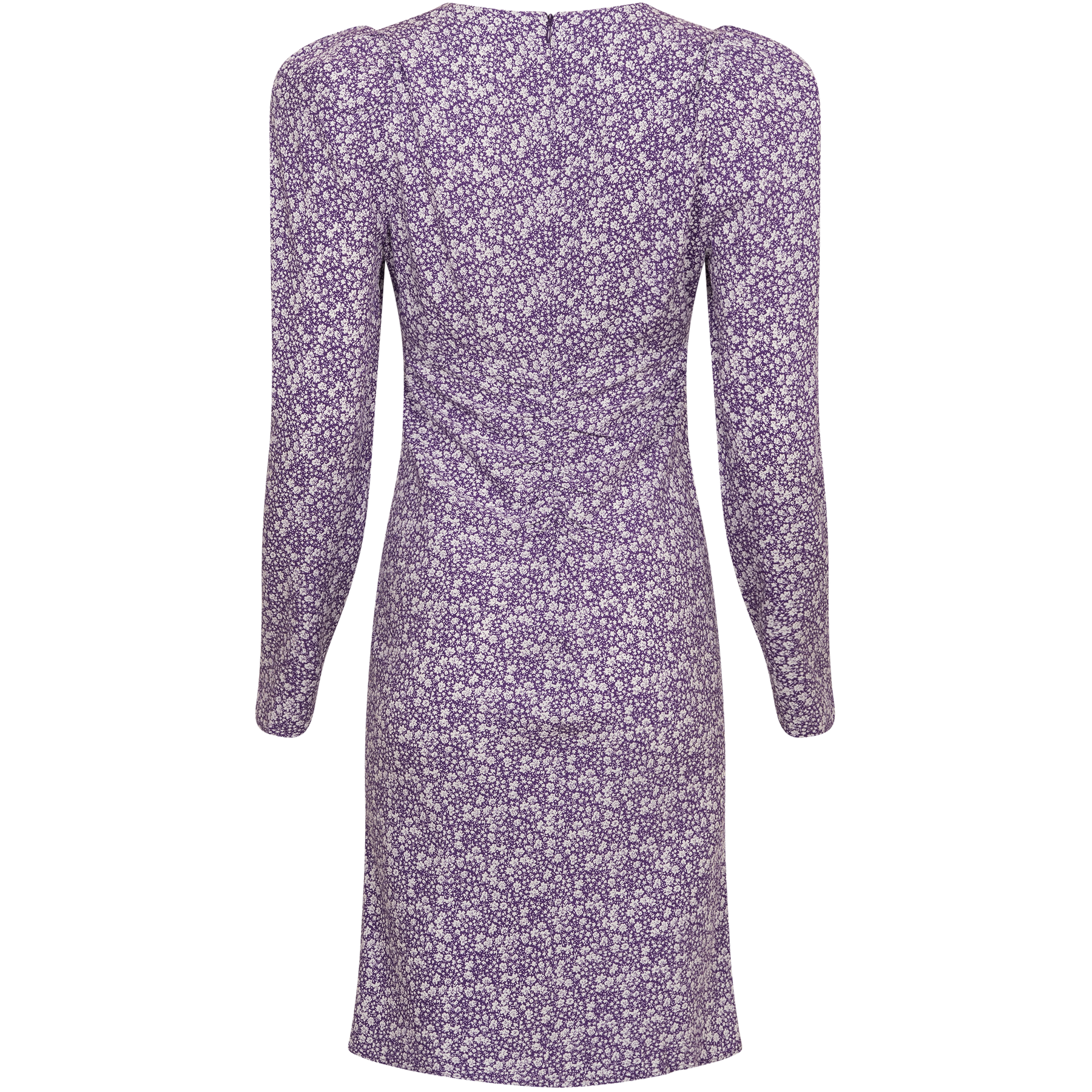 Hawaii Midiklänning - Purple Flower Print