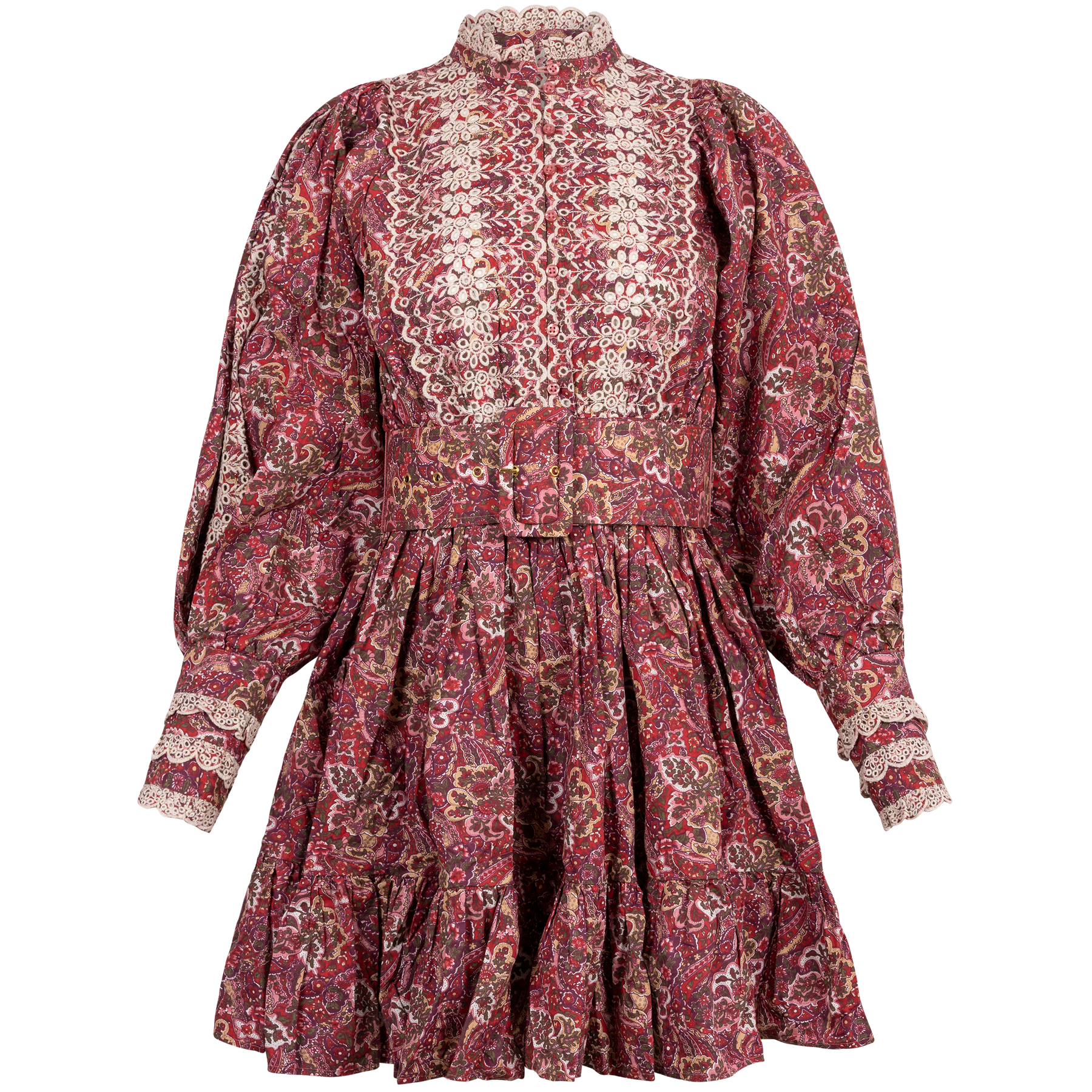 Poplin Mini Dress - Paisley
