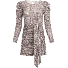 Serena Sequin Dress - Vintage Grey Sequins