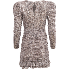Serena Sequin Dress - Vintage Grey Sequins